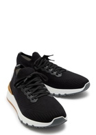Brunello Cucinelli Knit Sneakers Black