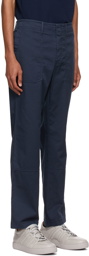 Brioni Navy Cotton Trousers