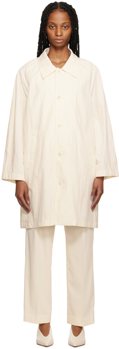 Dunst Off-White April Shower Half Trench Coat