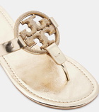 Tory Burch Miller embellished leather thong sandals