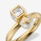 Jimmy Choo Jc Pearl Cube Ring 