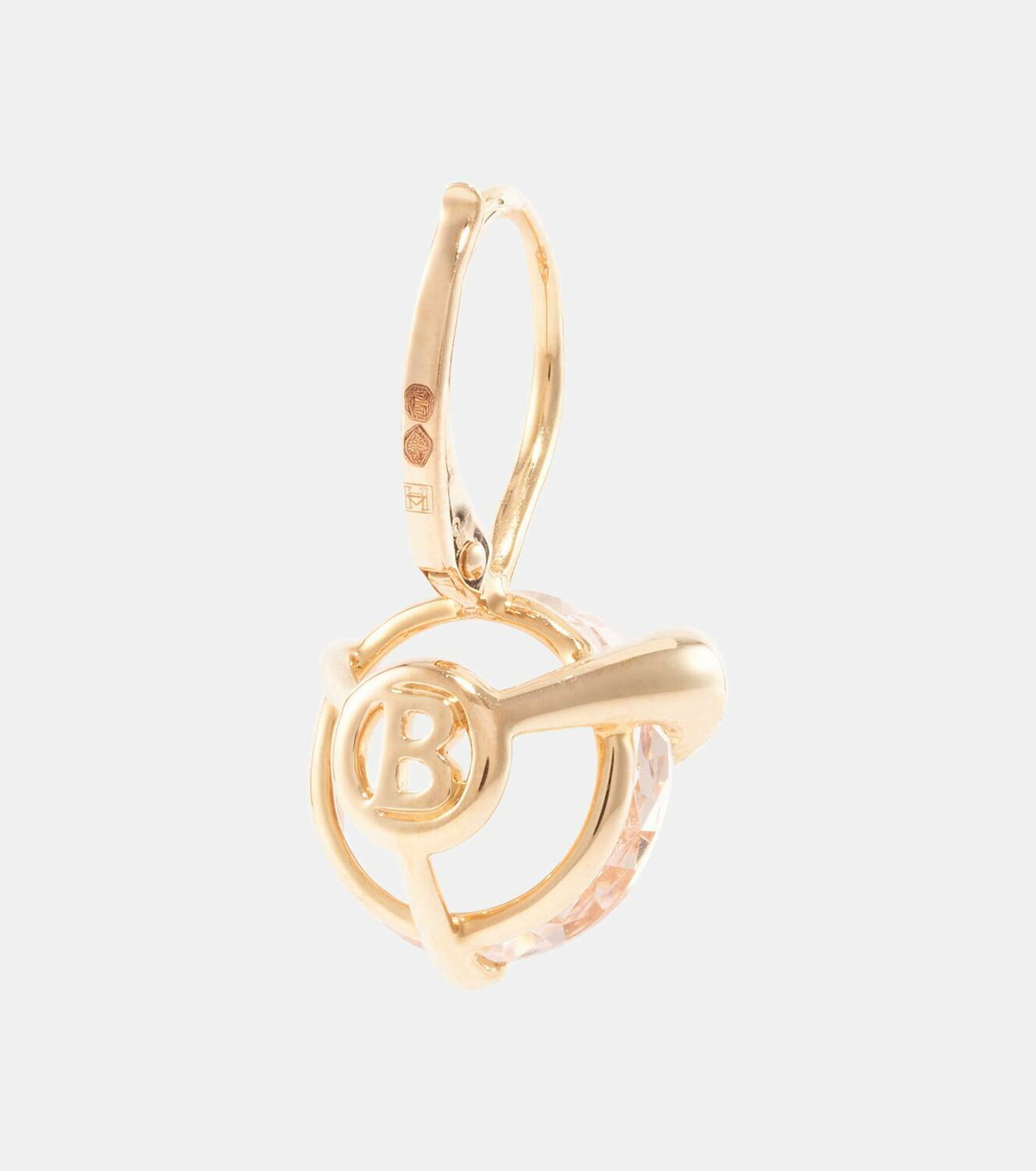 Bucherer Fine Jewellery Peekaboo 18kt rose gold earrings with morganites and diamonds