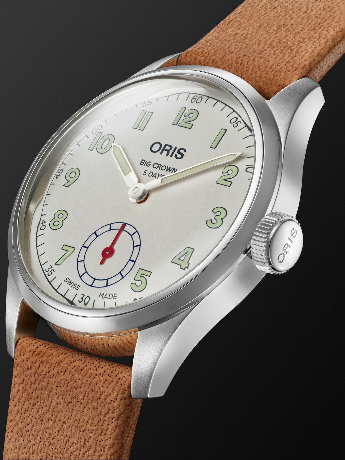 Oris - Wings of Hope Limited Edition Automatic 40mm Stainless Steel and Leather Watch, Ref. No. 01 401 7781 4081-Set