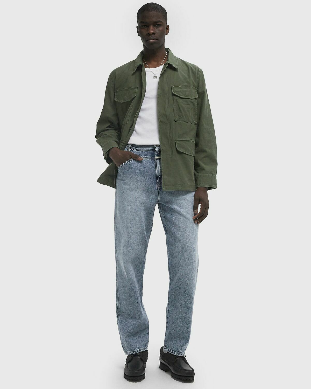 CLOSED X-TEND LOOSE Grey Mens Jeans