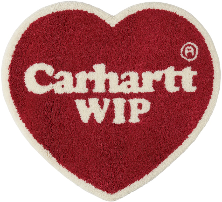 Carhartt Work In Progress Red Heart Rug Carhartt WIP