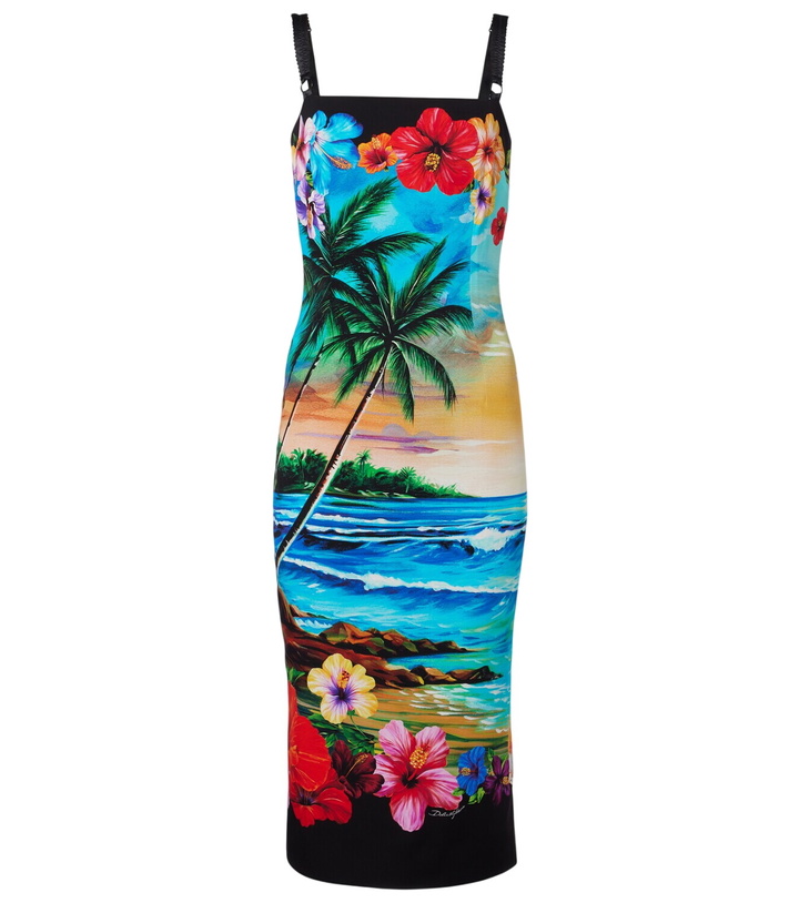 Photo: Dolce&Gabbana Printed midi dress