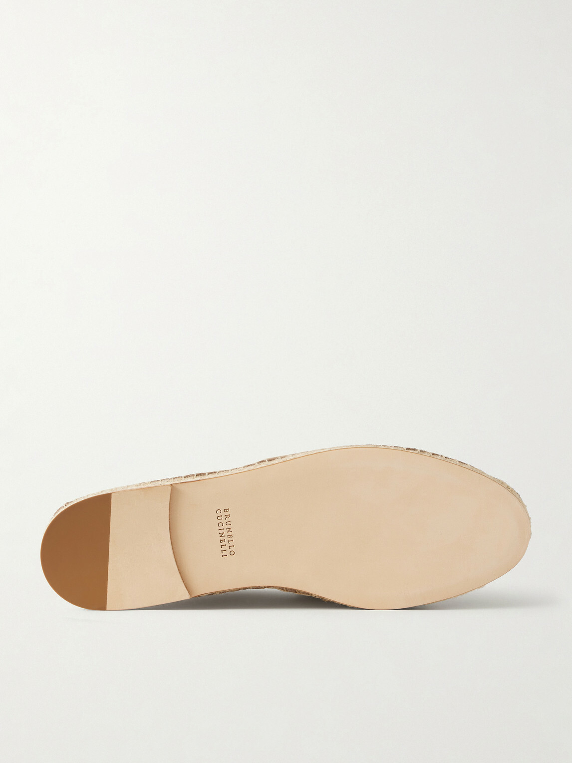 Brunello Cucinelli - Raffia Espadrilles - White