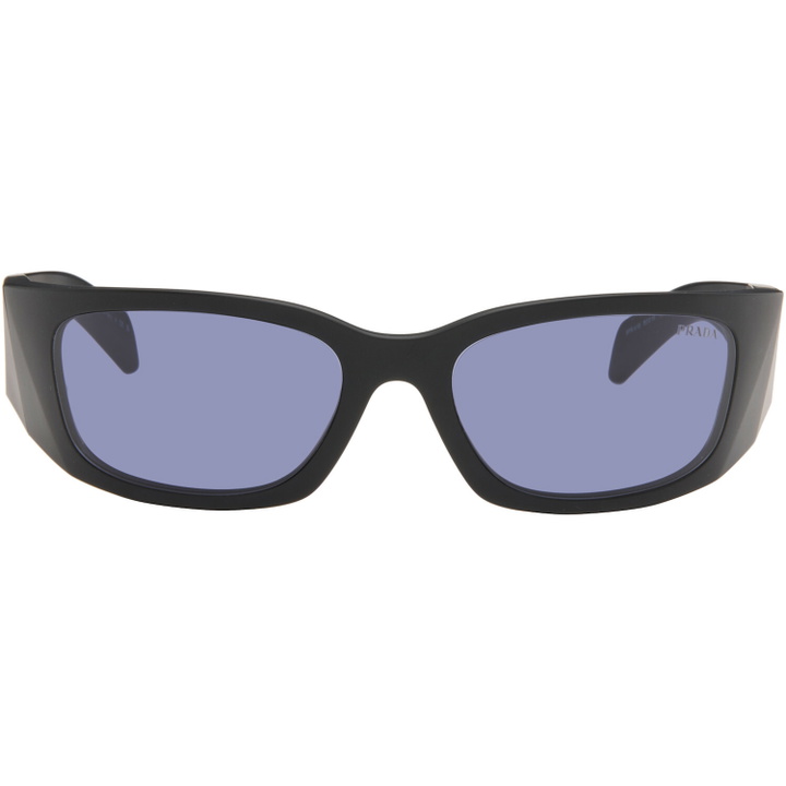 Photo: Prada Eyewear Black 'Prada Symbole' Sunglasses