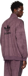 adidas Originals Purple Adicolor Classics Plush Track Jacket