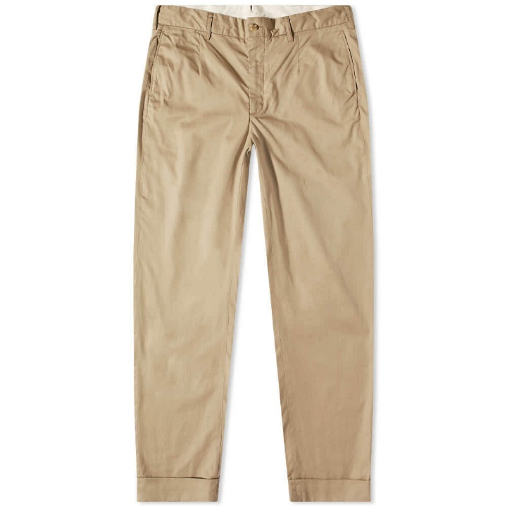 Photo: Engineered Garments Men's Andover Pant in Khaki High Count Twill