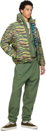 ERL Green Printed Down Jacket