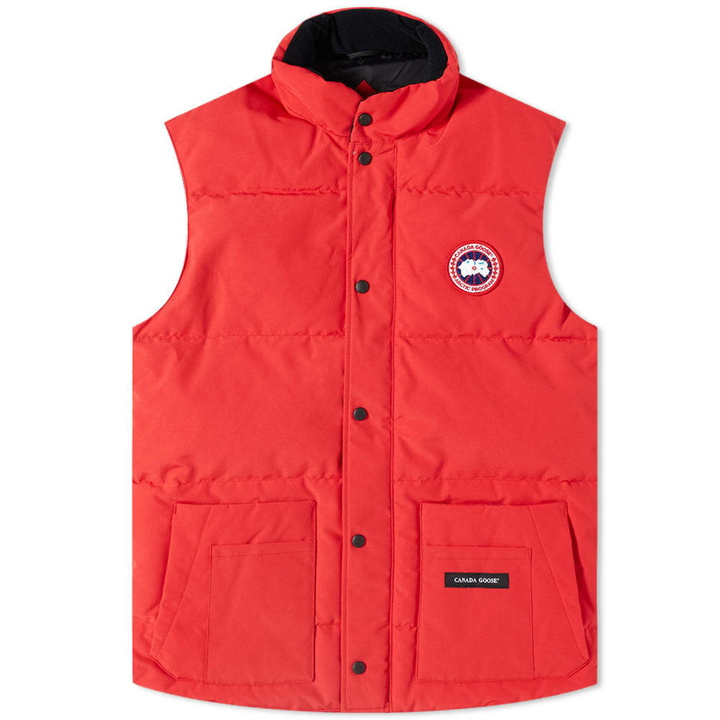 Photo: Canada Goose Men's Freestyle Vest in Red