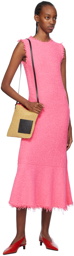 Jil Sander Pink Sleeveless Midi Dress