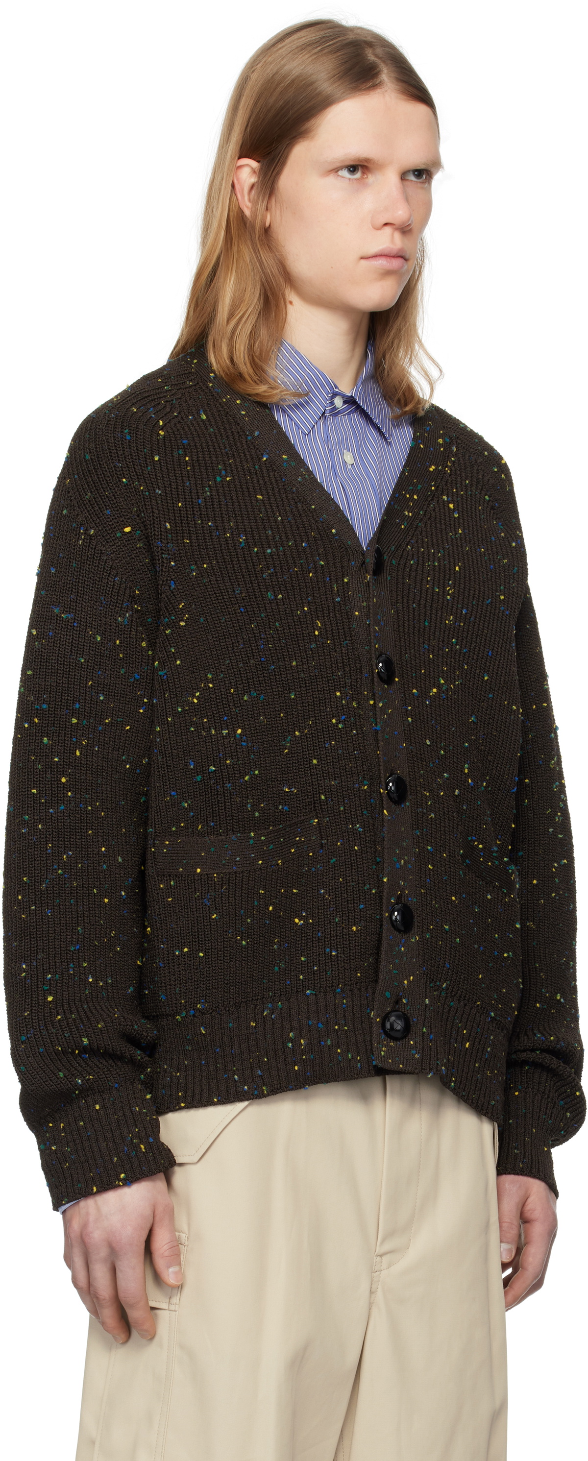 トップス Sacai 24SS Jacquard Knit Cardigan Sacai 24SS Jacquard Knit Cardigan