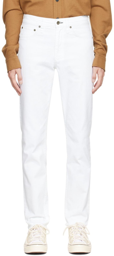 Photo: rag & bone White Fit 2 Jeans