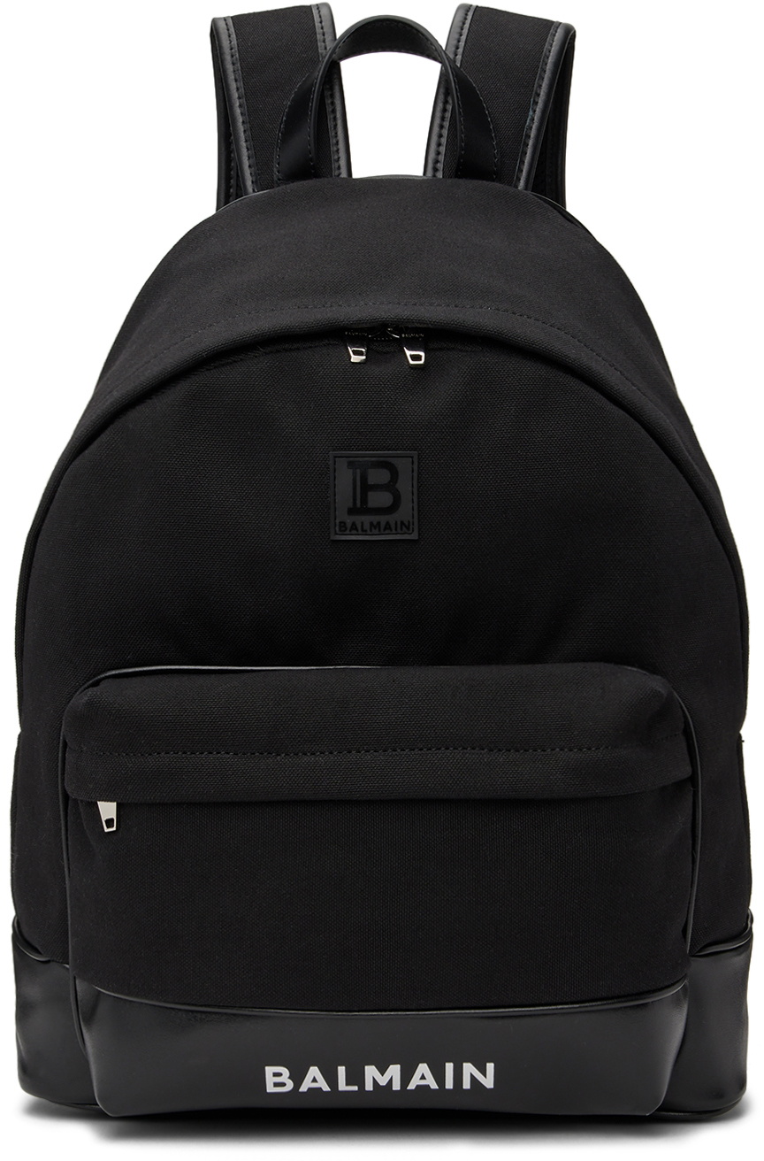 balmain leather and canvas backpack Labyrinth The leather backpack by BALMAIN is a masterful example of contemporary elegance meeting timeless tradition Pulse Calfskin And Nylon Backpack
