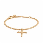 Dolce & Gabbana Women's Cross Bracelet in Gold 