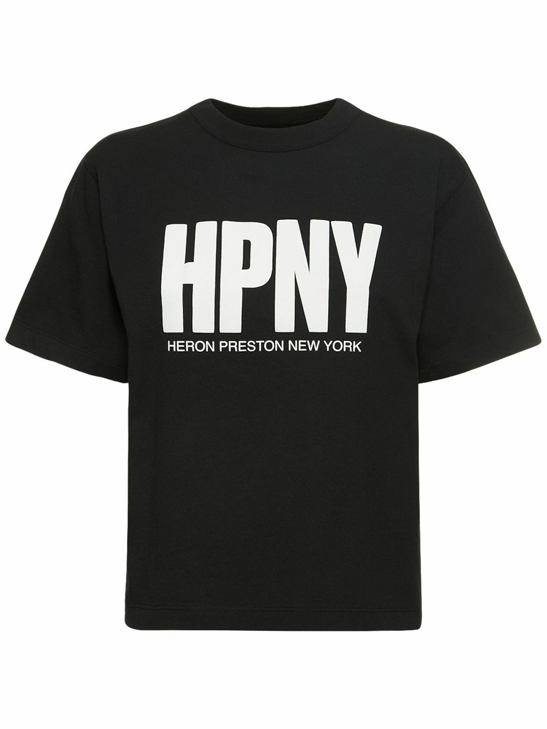 Photo: HERON PRESTON - Hpny Cotton Blend Jersey T-shirt