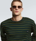 Miu Miu Logo oval sunglasses