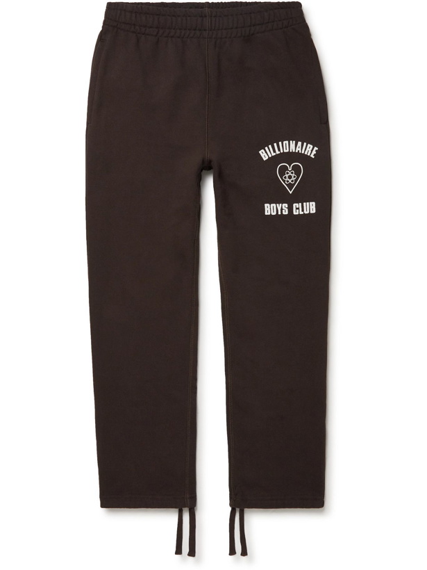 Photo: Billionaire Boys Club - Logo-Print Cotton-Jersey Sweatpants - Brown