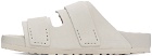 Tekla Off-White Birkenstock Edition Uji Shearling Sandals
