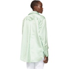 Matthew Adams Dolan Green Oversized Oxford Shirt