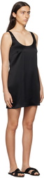 LESET Black Barb Minidress