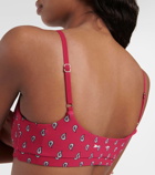 The Upside Paisley sports bra