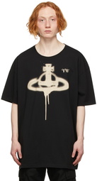 Vivienne Westwood Black Spray Orb Classic T-Shirt