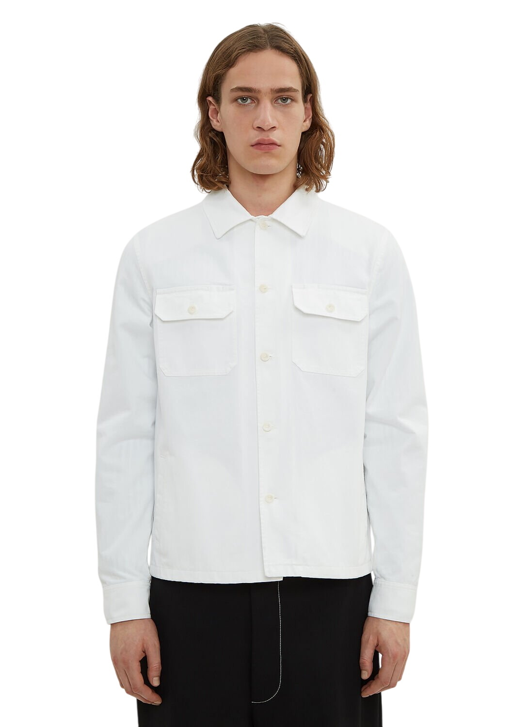 Maison Margiela Blue Kimono Shirt Maison Margiela