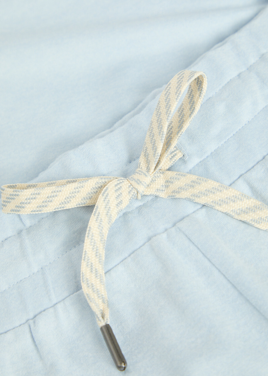 Vuori Halo Essential Wide-leg Jersey Sweatpants Light Blue