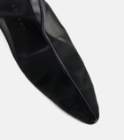 Herbert Levine Drawing A Blank 85 mesh mid-calf boots