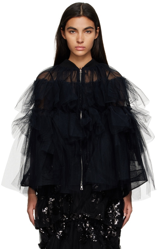 Photo: Simone Rocha Black Tiered Jacket