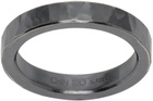 Chin Teo Gunmetal Stonewall 4 Ring