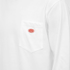 Armor-Lux Men's Long Sleeve Logo Pocket T-Shirt in White