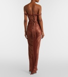 Maria Lucia Hohan Susie silk bustier gown