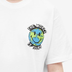 Market Men's Smiley Peace And Harmony World T-Shirt in White