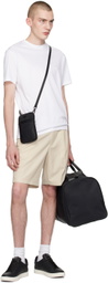 Emporio Armani Beige Pleated Shorts