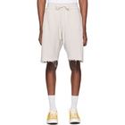 Alanui Off-White Cashmere Bermuda Shorts