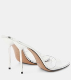 Paris Texas Lidia 105 PVC and leather mules