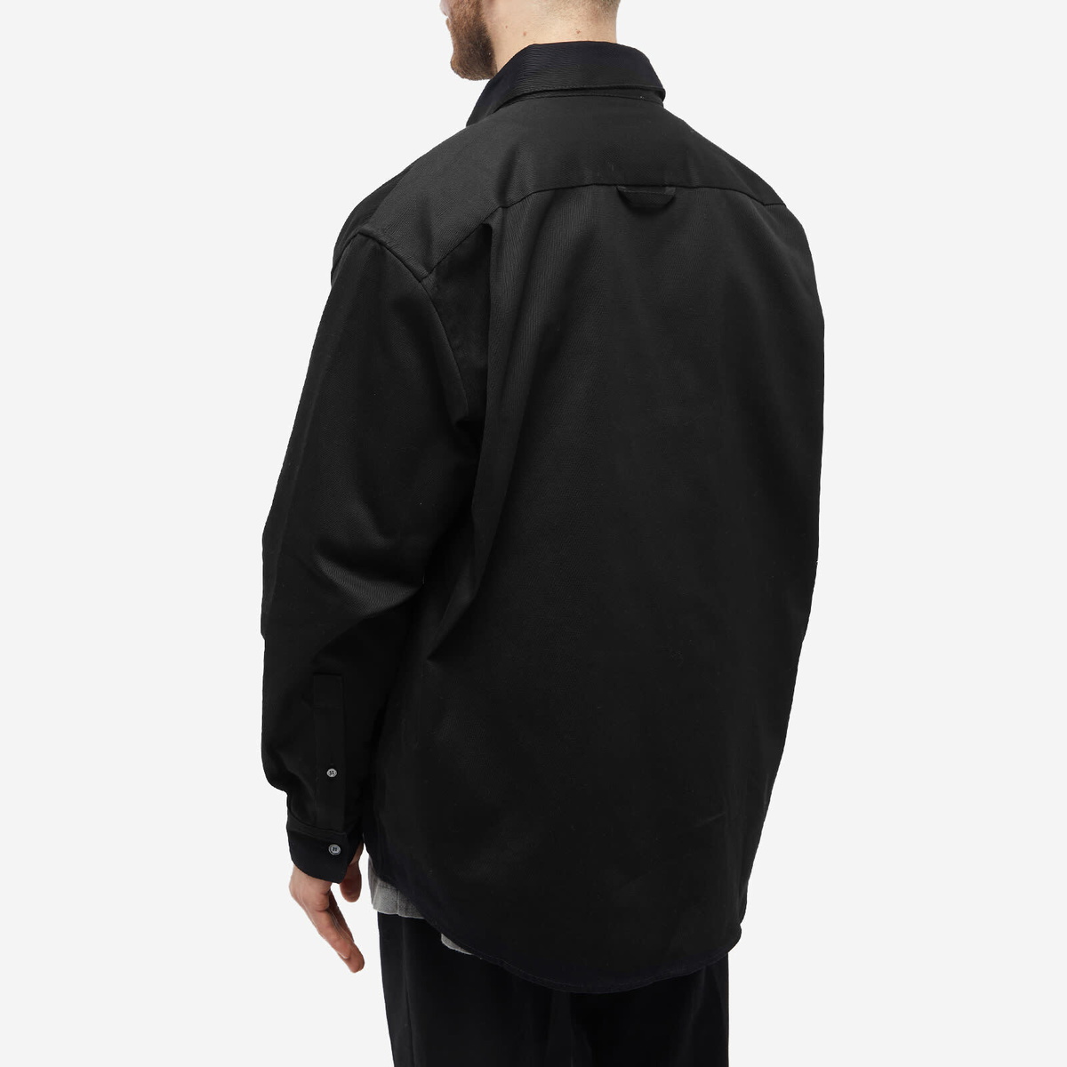 トップス Acne Studios Over shirt Acne Studios Men's Odrox Cotton Twill Overshirt in Black