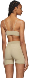 Jacquemus Beige La Montagne 'Le Bandeau Valensole' Bra