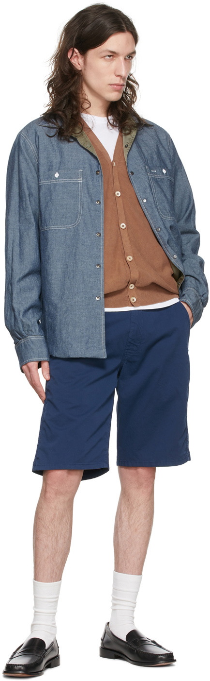 ASPESI Brown Cotton Cardigan