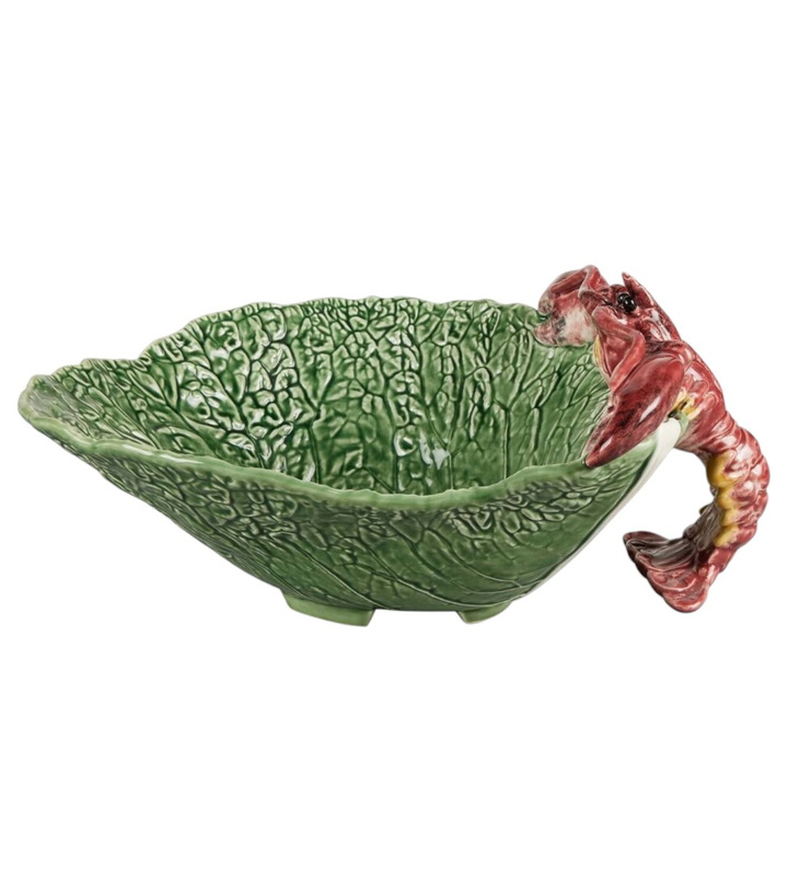 Photo: Bordallo Pinheiro Cabbage With Lobsters salad bowl