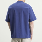 Unlikely Dry Goods Men's "BULLDOGS" Graphic T-Shirt in Blue