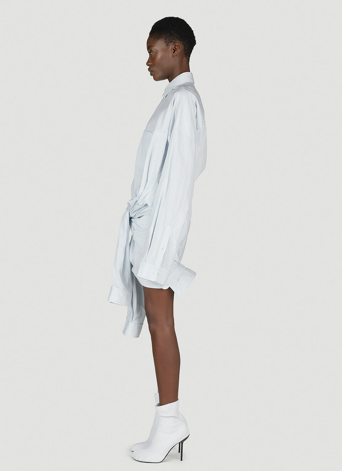 Balenciaga Double Pin-Stripe Shirt