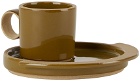 departo Khaki Ceramic Espresso Set