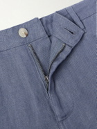 Onia - Straight-Leg Linen Trousers - Blue