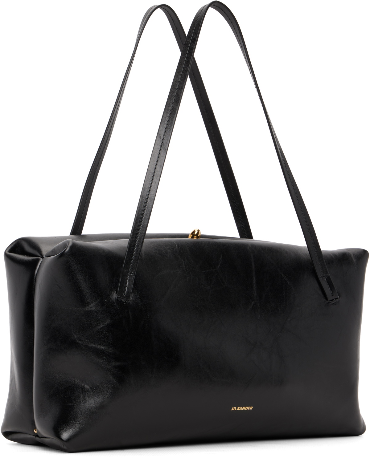 Jil Sander Black Goji Pillow Medium Bag