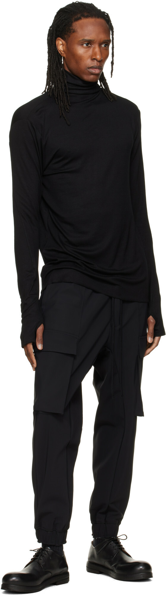 thom/krom Black TS 1003 Turtleneck